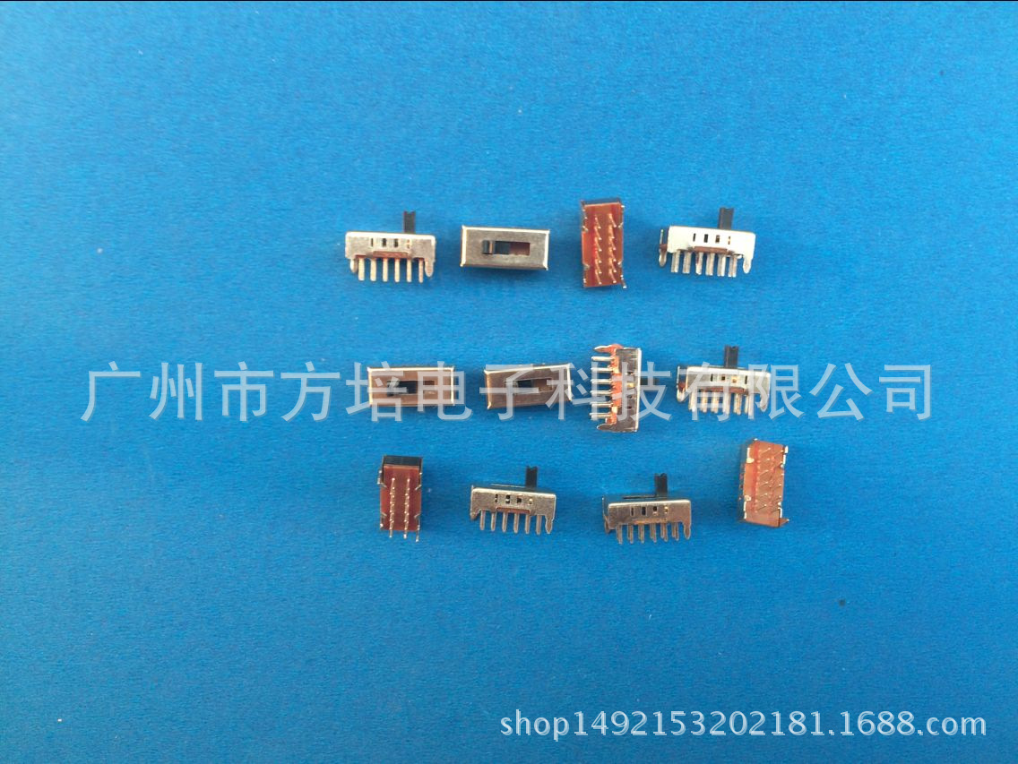 SS-24D02 四档拔动开关 2P4T拔动开关 立式四档拔动开关 卧式拔动