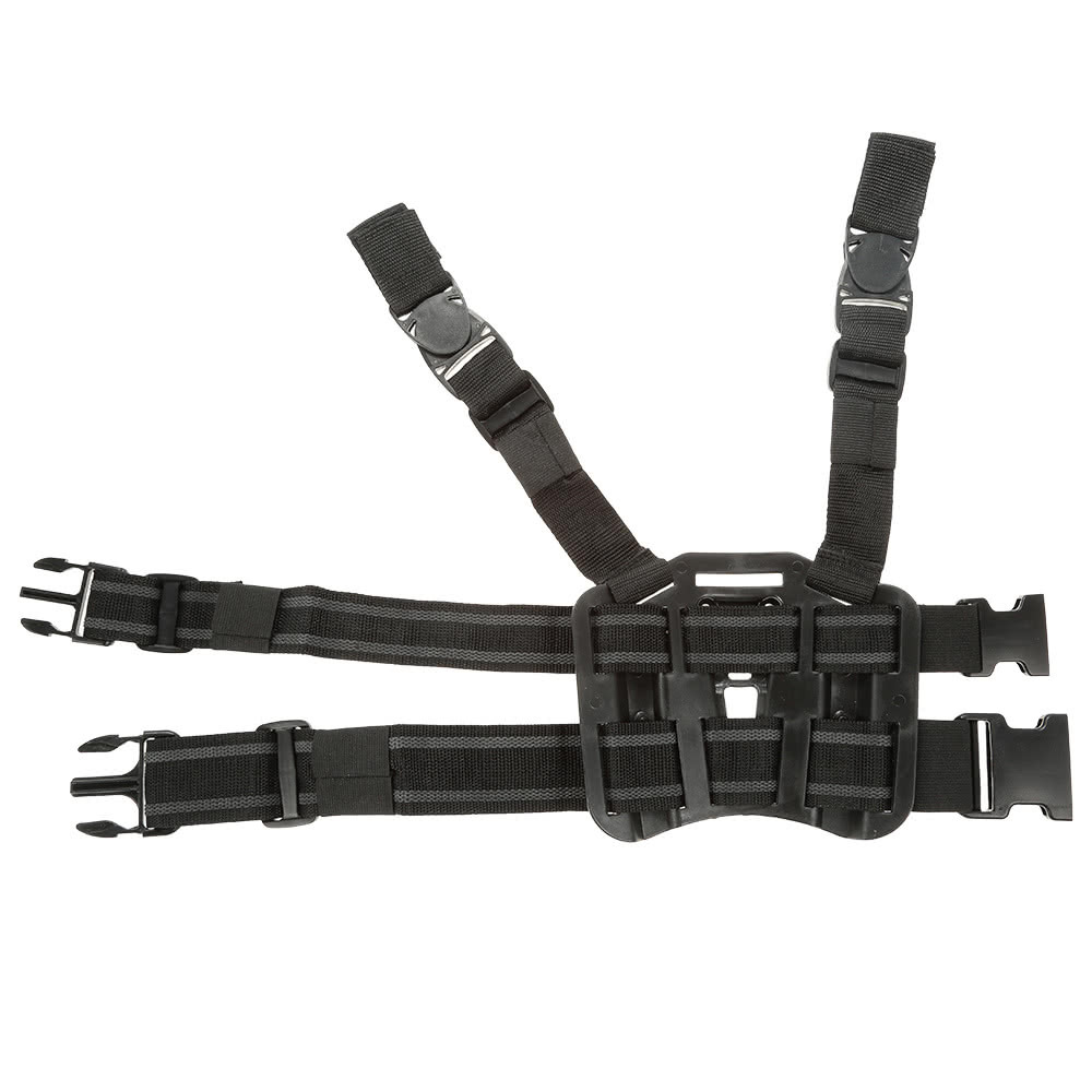 CQC cubierta de pierna tablero de caza táctica pierna colgante cubierta de pierna MOLLO regazo GLOCK g17 22 1911 M92