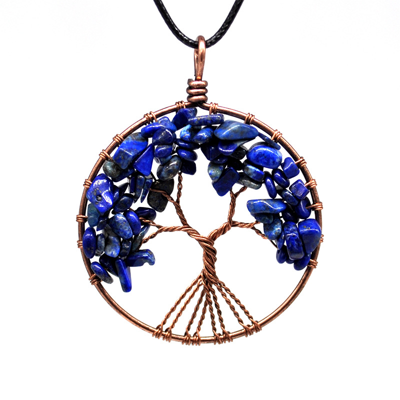 Fashion Water Droplets Copper Plating Natural Stone Pendant Necklace 1 Piece display picture 84