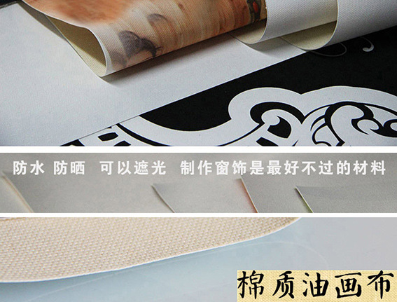 外贸高清喷绘五拼动物鹿油画 厂家定制