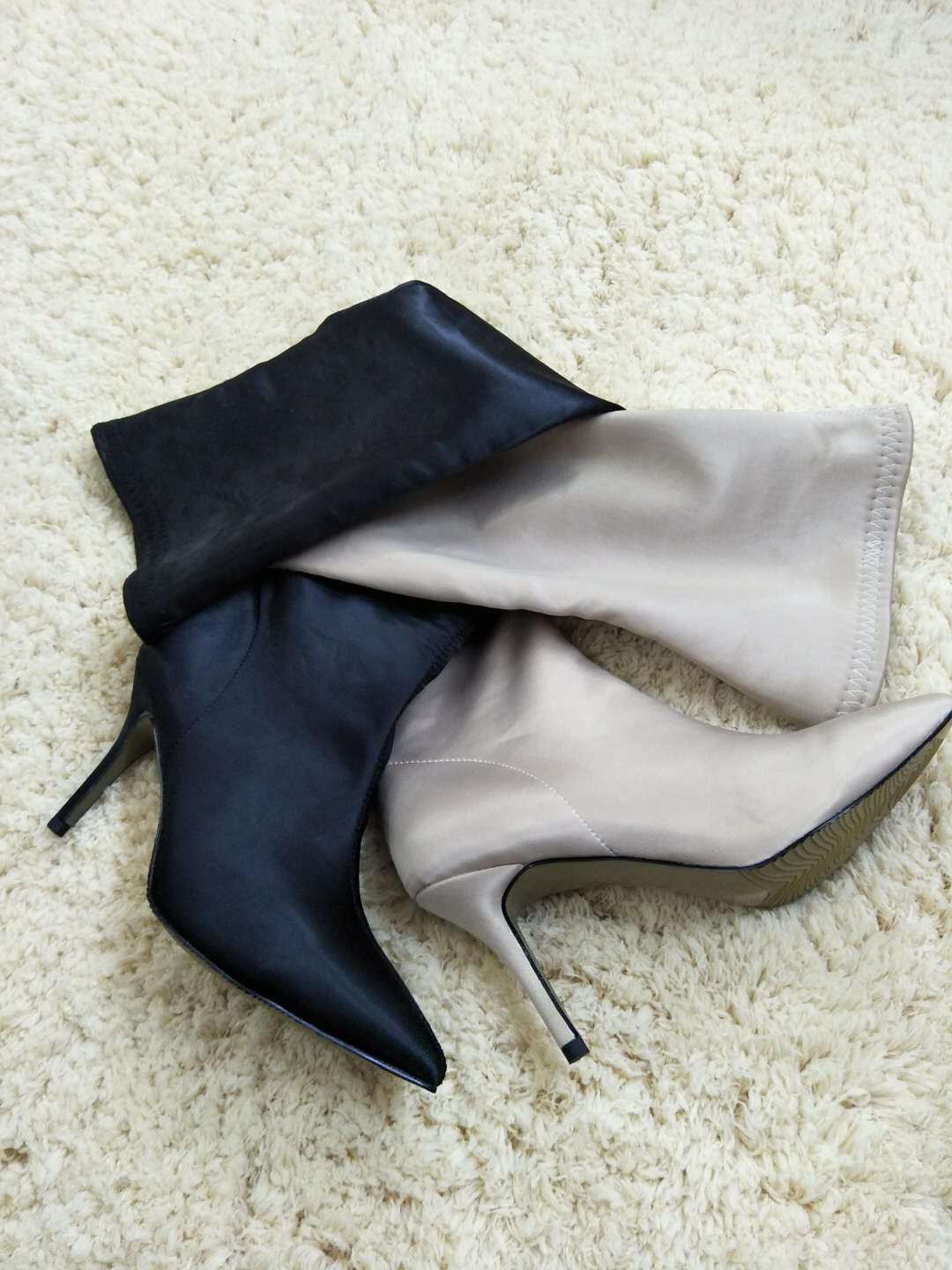 Bottes femme XINGSHIFANG en Tissu élastique - Ref 3354878 Image 22