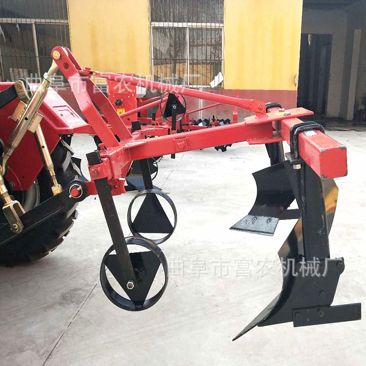 拖拉机牵引的起垄机 双犁铧起垄犁 多功能耕地起垄机