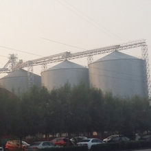 四川宜宾酒厂粮食企业5000吨玉米钢板仓 储量大 自动化粮仓