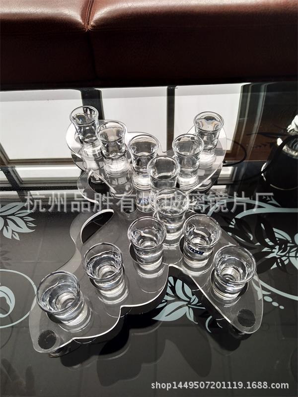 有机玻璃定制型子弹杯架 吞杯架 酒吧KTV 口杯架啤酒杯架 可定制