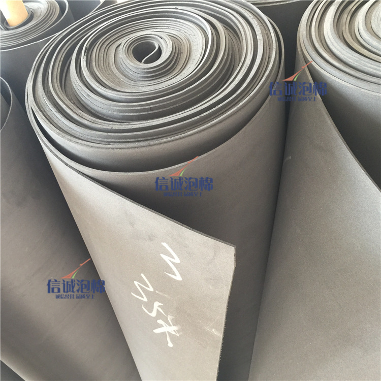 现货 3mm黑色eva棉卷料 3毫米黑色eva海绵卷材供应 当天下单发货