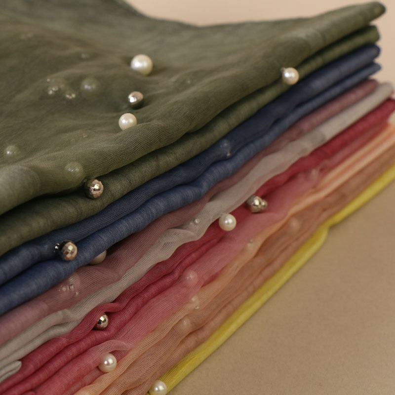 效果图 (2) 蕾丝珍珠羊绒围巾