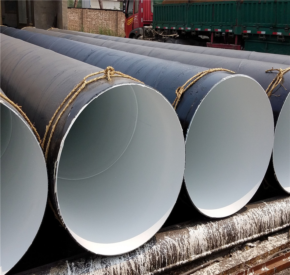 厂家销售防腐钢管、自来水管线用环氧树脂IPN8710防腐螺旋钢管