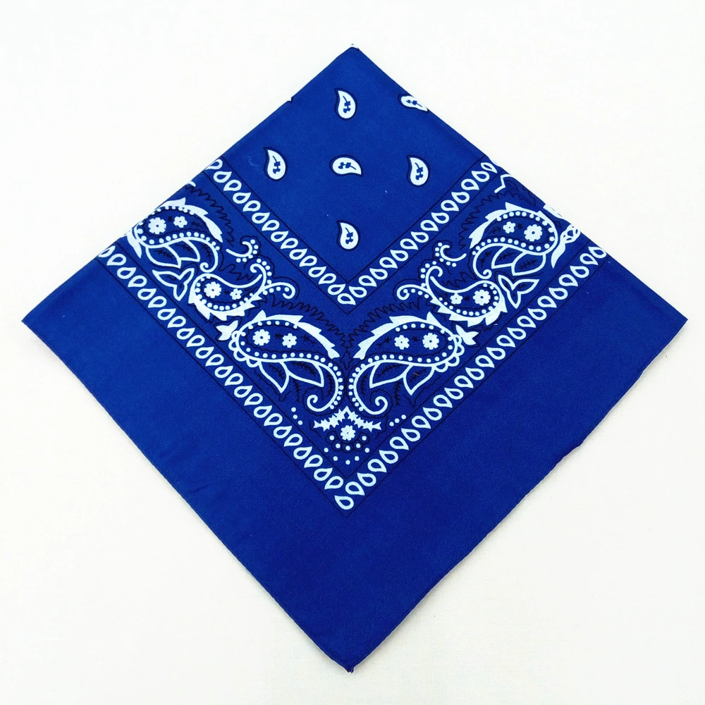 Headscarf, polyester 55 cm, paisley vortex print, one size (multi-color)