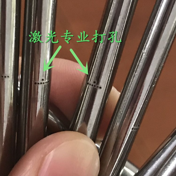 专业激光打孔割槽口 304不锈钢管材 精密毛细管打洞 钻孔专业加工