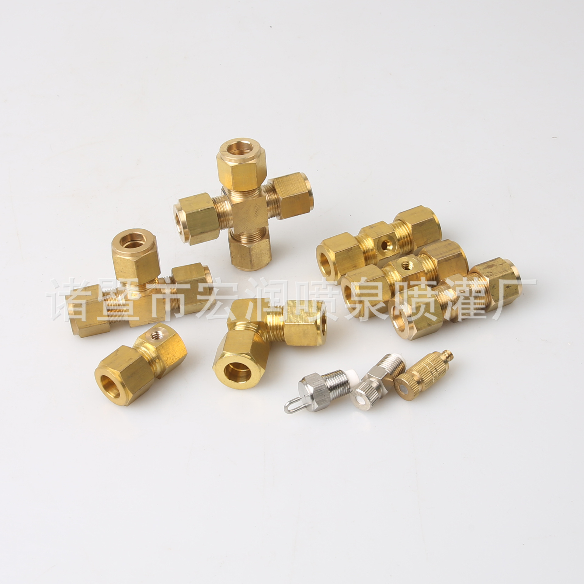 宏润喷泉喷灌厂家直供 3/16加湿雾化喷头 园林灌溉绿化工程喷灌喷