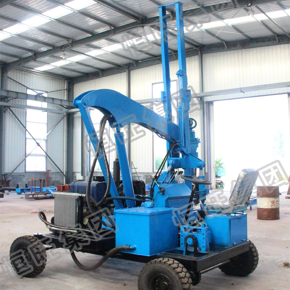 圆桩护栏打桩机3