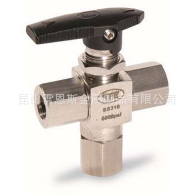 沅亨JPE不锈钢三通式球阀C-3BVT-S6-02FN-3P/C-3BVT-S6-02FR-3P