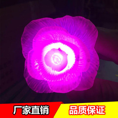 led亞克力玫瑰花燈仿真插地花燈草坪創意裝飾燈安全電壓實力廠