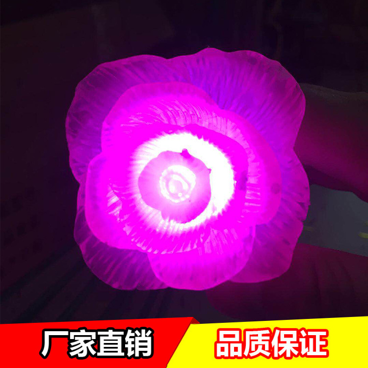 led亞克力玫瑰花燈仿真插地花燈草坪創意裝飾燈安全電壓實力廠