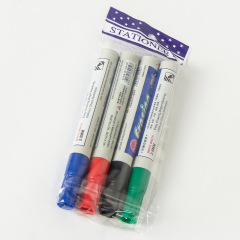 Wholesale 4-pack whiteboard markers, water-based, erasable, 2mm, wholesale highlighters