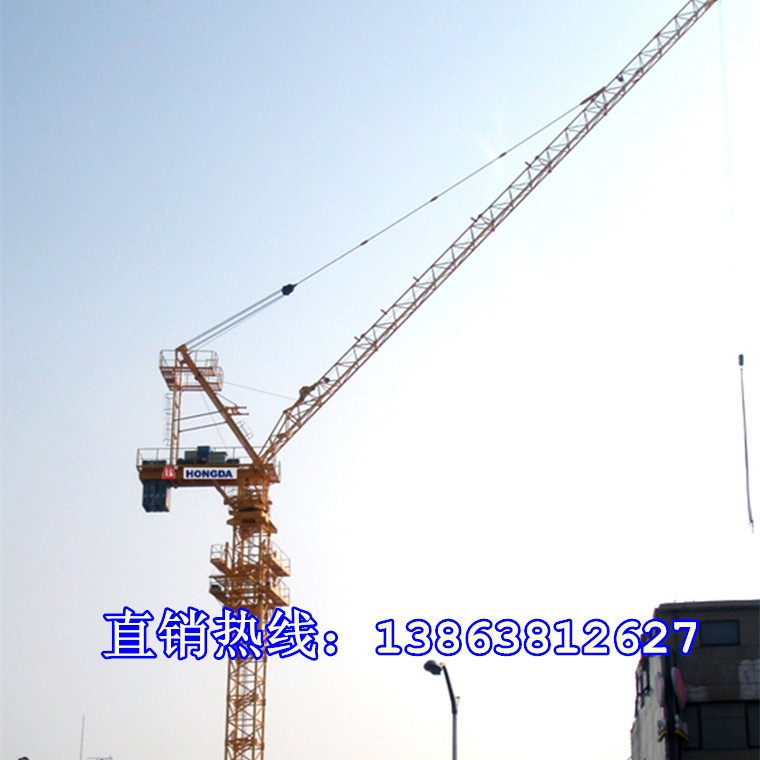 山东鸿达6T动臂式塔机 TC4021动臂塔吊 6t塔式起重机