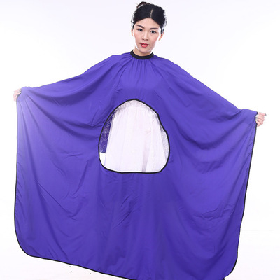 手机透明围布美发用品春亚纺理发剪发烫染围布时尚手机理发围布|ru