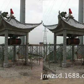 济宁六角石亭子图片 景观四角石头亭子雕刻厂家 工厂石质亭子价格