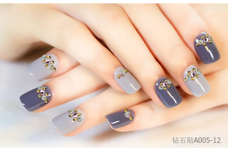 Diamond nail stickers, super shiny Japanese design, diamond stickers, self-adhesive nail drill, in stock, wholesale and customization detail image 13