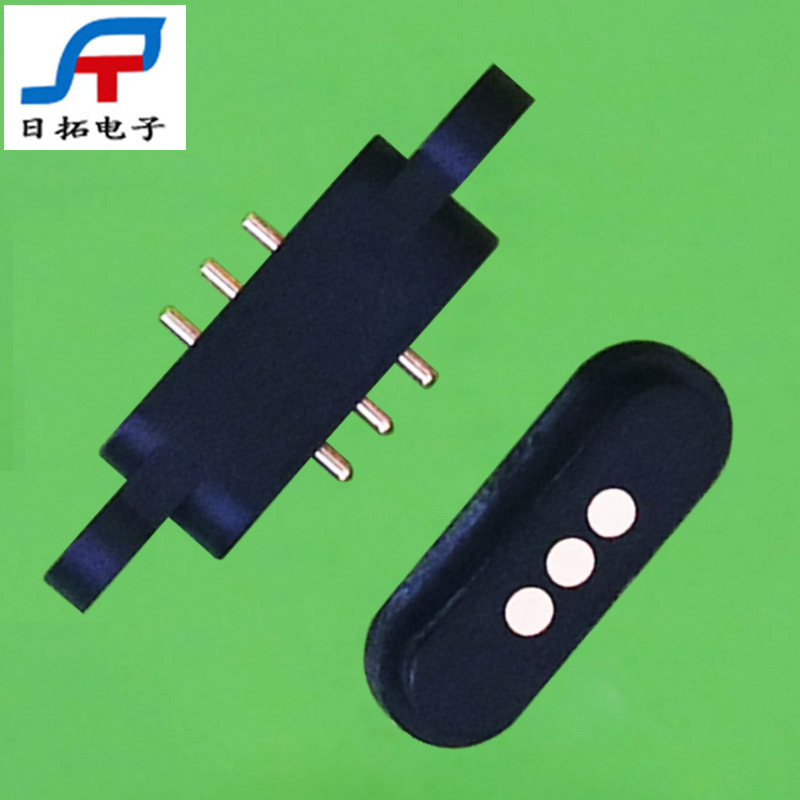 深圳工厂热销pogopin公母座连接器 磁吸弹簧针连接器欢迎来图来样