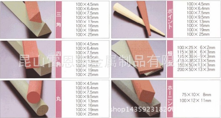 日本原装进口中京研磨（CHUKYO KENMA）三角油砥石OSAT100-25