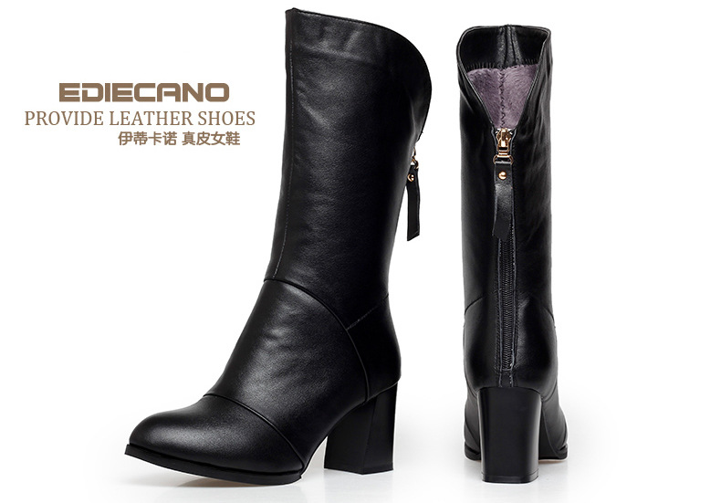 Bottes femme en En cuir - Ref 3355234 Image 29