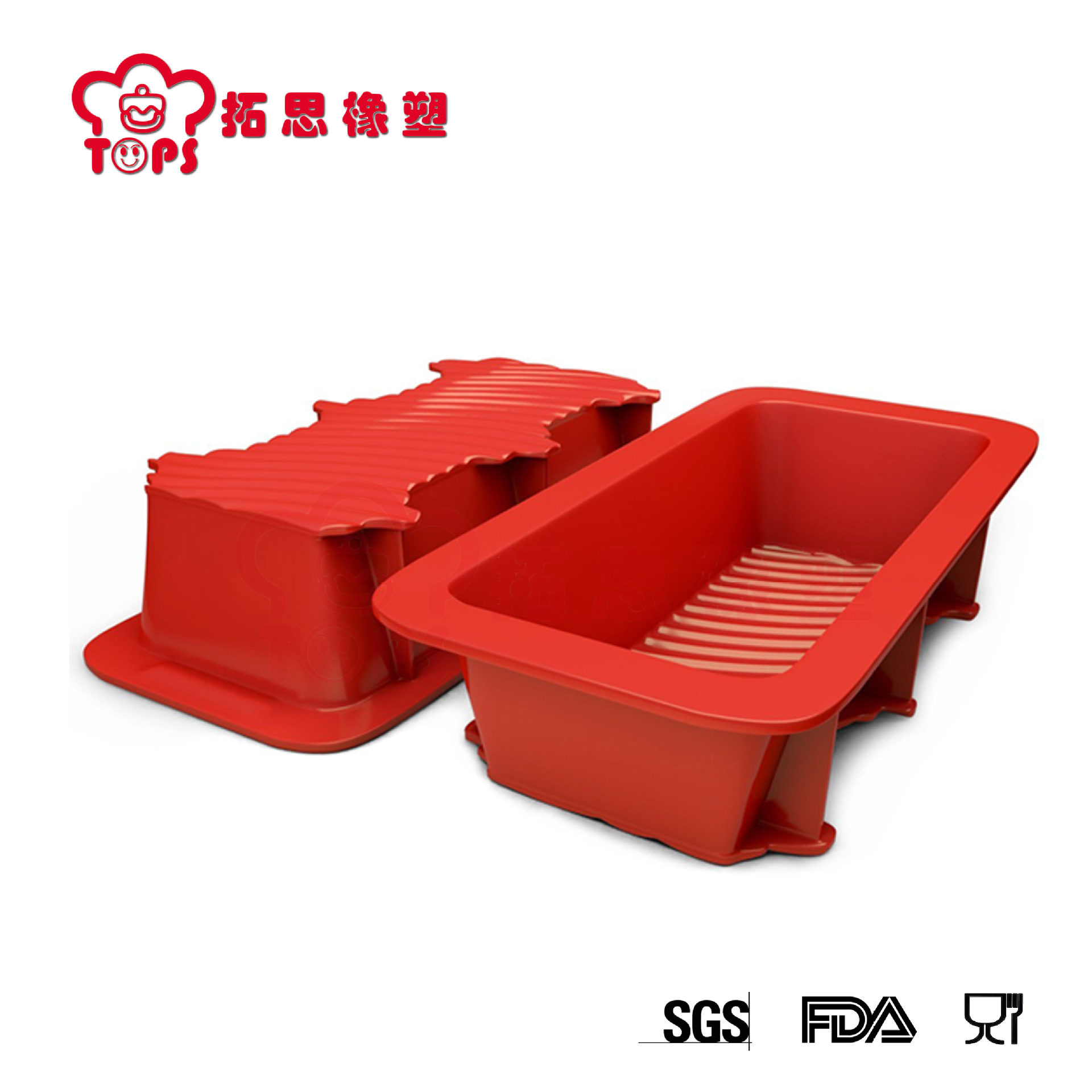 长期供应 长方形硅胶蛋糕模 硅胶巧克力模蛋糕