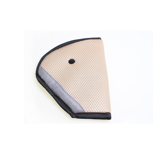 Car child safety belt mesh adjustment triangle retainer car anti-stranglehold protective cover shoulder pads interior supplies