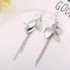 Earrings with tassels, invisible fashionable ear clips, no pierced ears, wholesale