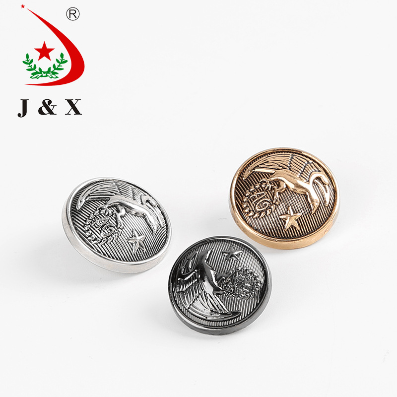 服饰锌合金牛仔扣子有脚纽扣 衣服裤子金属工字钮扣