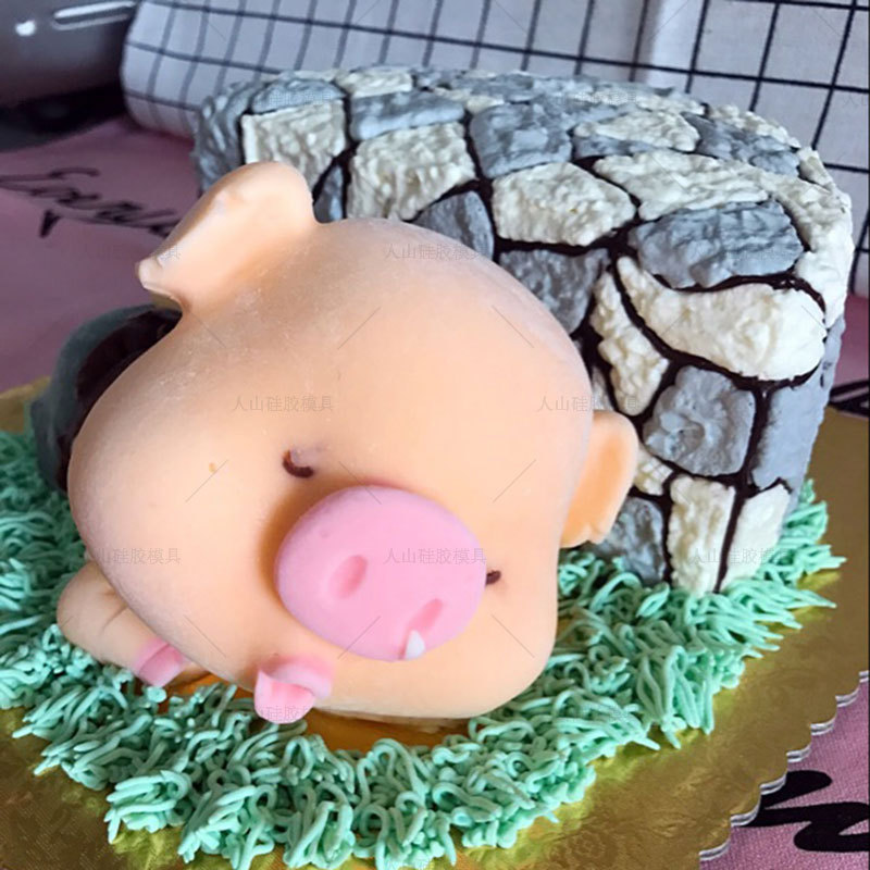 鼻涕猪慕斯蛋糕模具主图2