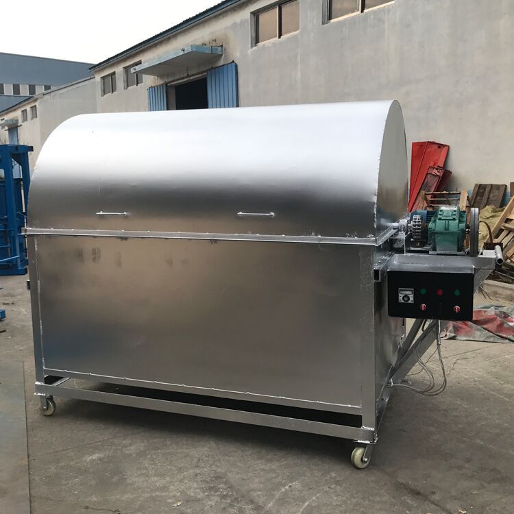 淮安各种规格炒货机 电加热不锈钢滚筒炒锅