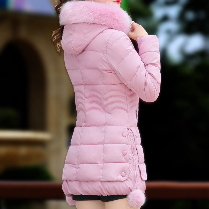 冬季棉衣女中长款女修身韩版显瘦棉服加厚外套潮特价清仓支持一件