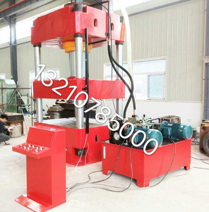 重汽八角帽徽拉伸液压机 500吨四柱拉伸机 快速大型四柱液压机