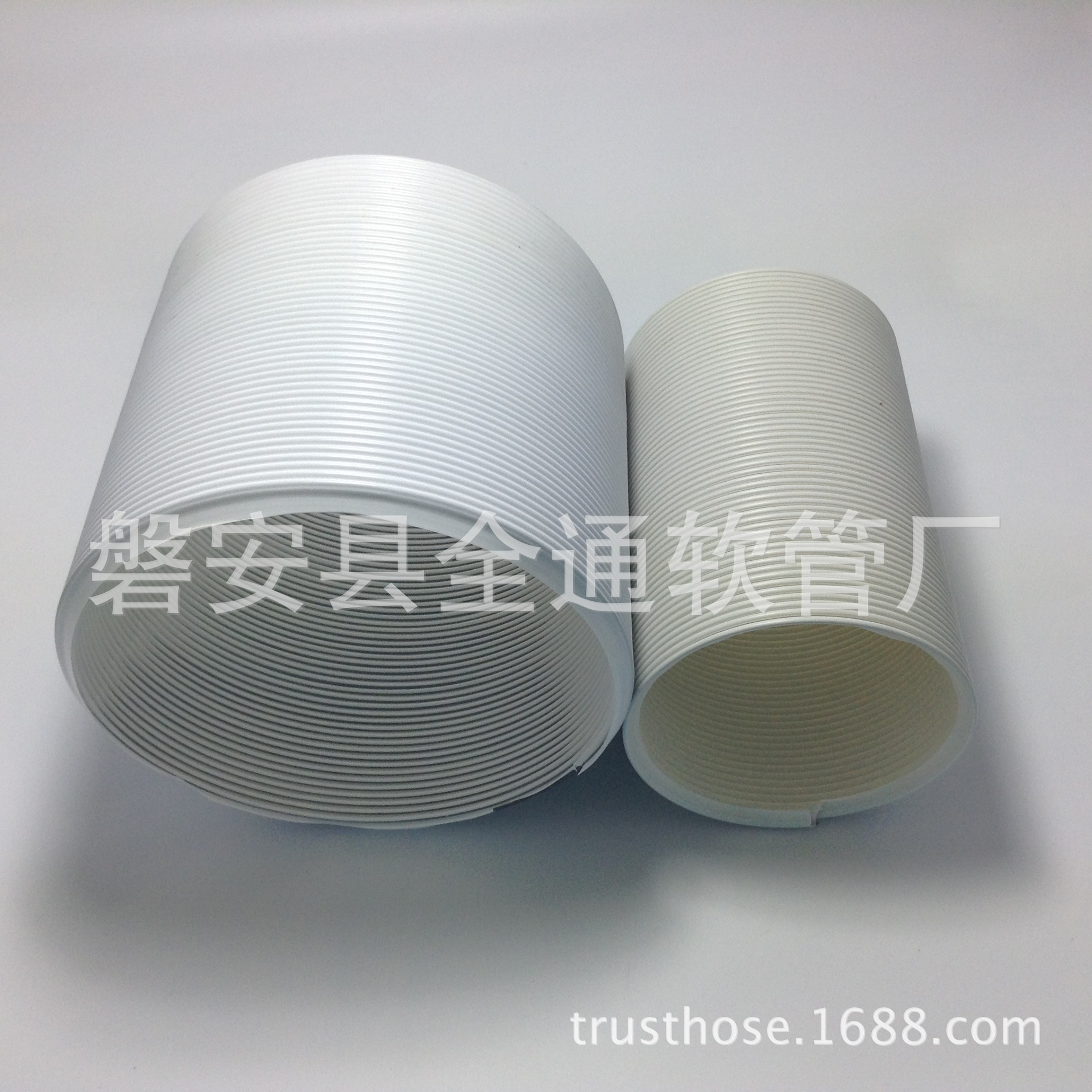 供应直径200毫米 集成吊顶中央空调通风 万向伸缩pp钢丝定型管