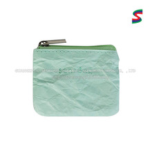 定制水洗牛皮纸袋 杜邦纸零钱包加印LOGO 撕不烂文艺范复古化妆包