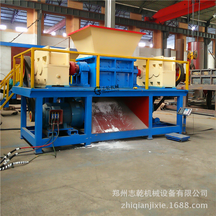 塑料薄膜粉碎撕碎机 金属铁皮电子产品双轴撕碎机 厂家直销撕碎机