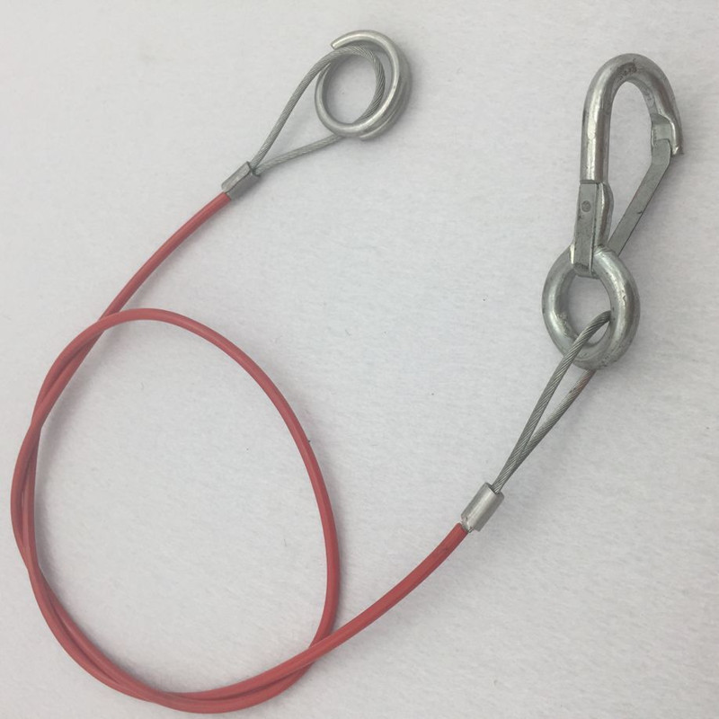 Suministro de RV cable de seguridad conector de freno de goma de freno modificador de estilo europeo rojo RV auxiliar cable de tracción