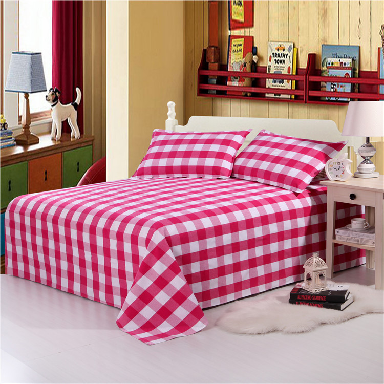 Manufactor Direct selling The old coarse cloth sheet Simplicity style Double sheet stripe washing Sheet wholesale