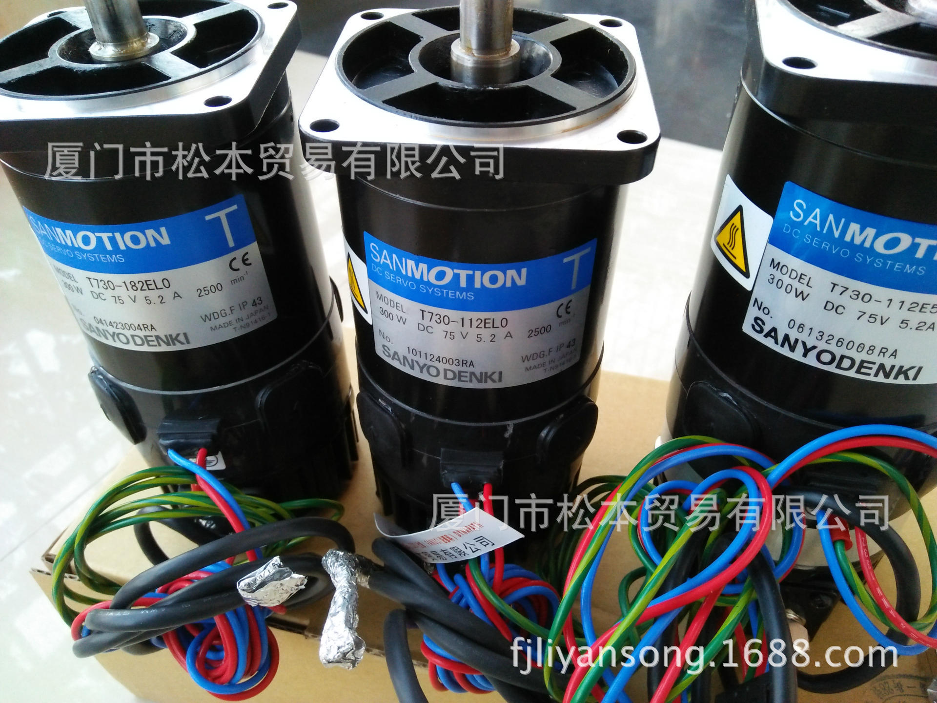 山洋直流电机T730-182E59伺服电机T730-182e59SANYO DENKIT730-18