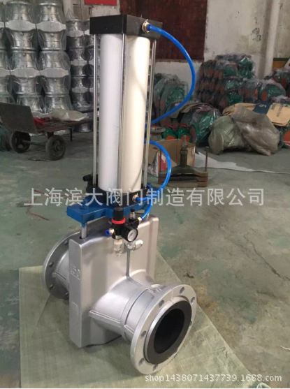 GJ641X-6L/10L 气动管夹阀 铝合金管夹阀 气动管夹阀 矿浆管夹阀