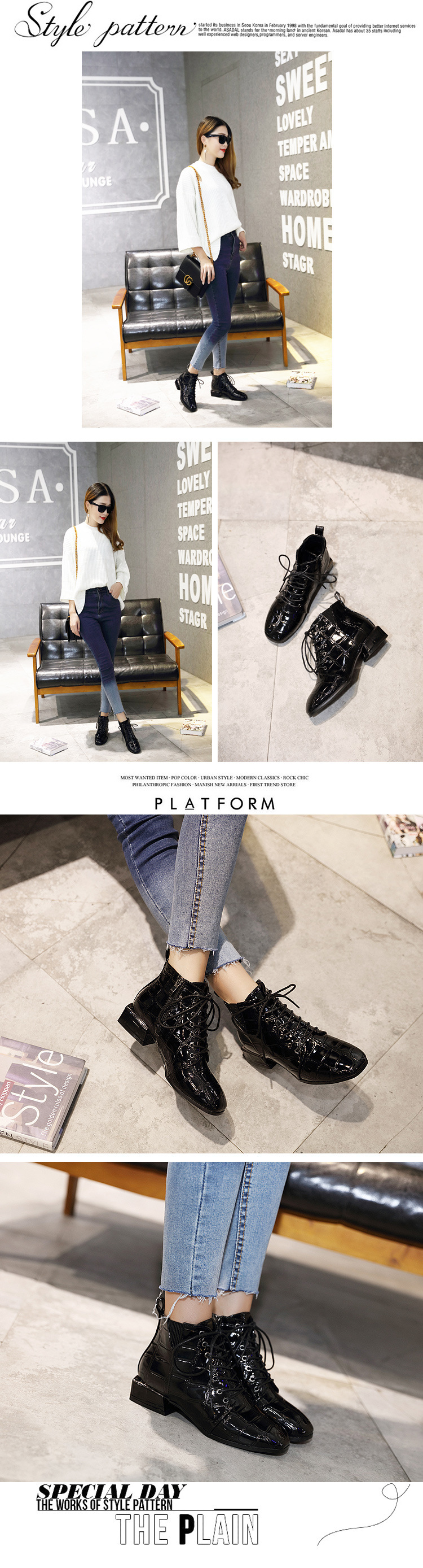 Bottes femme en PU artificiel - Ref 3355411 Image 8