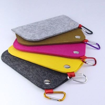 新款毛氈眼鏡袋 廠家定做 簡約創意太陽鏡眼鏡盒 贈品眼鏡袋logo