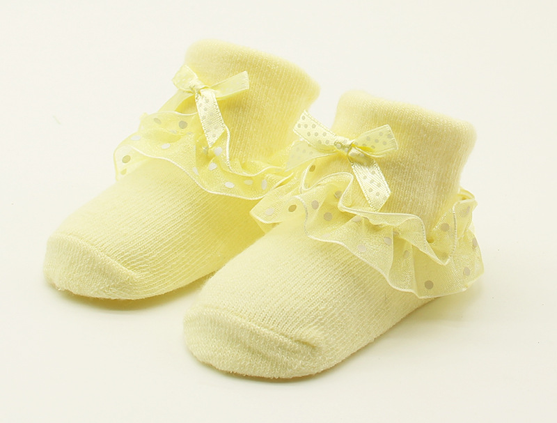 Children lace socks baby dress socks Princess socks full moon 100 day baby socks lace socks