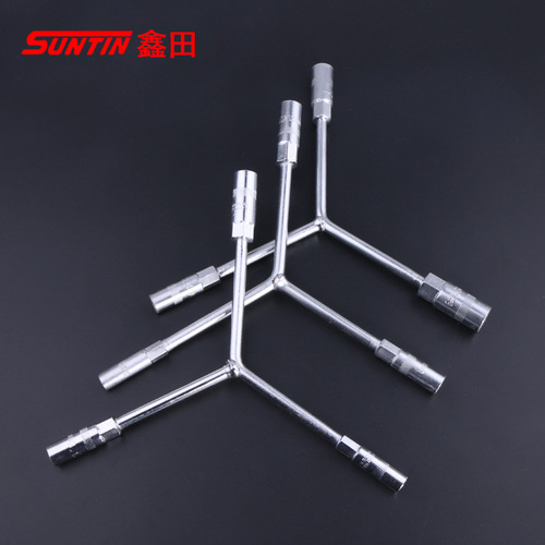 Xintian Tri-Arm Extension Y-Shaped External Hex Socket Wrench Motorcycle Repair Tube Wrench Tool