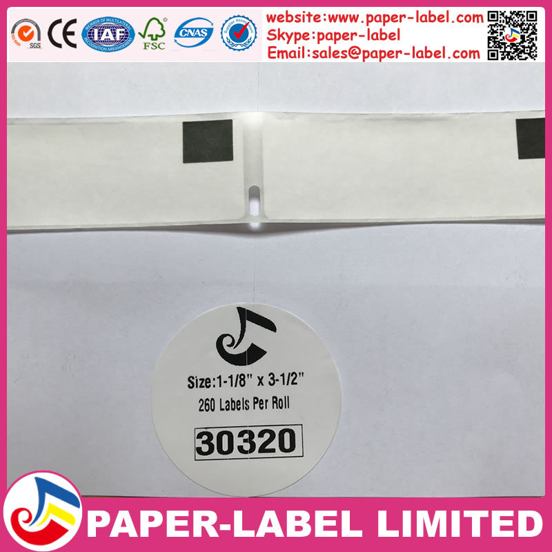 厂家生产 DYMO 30320标签 空白不干胶标签 理光三防热敏纸