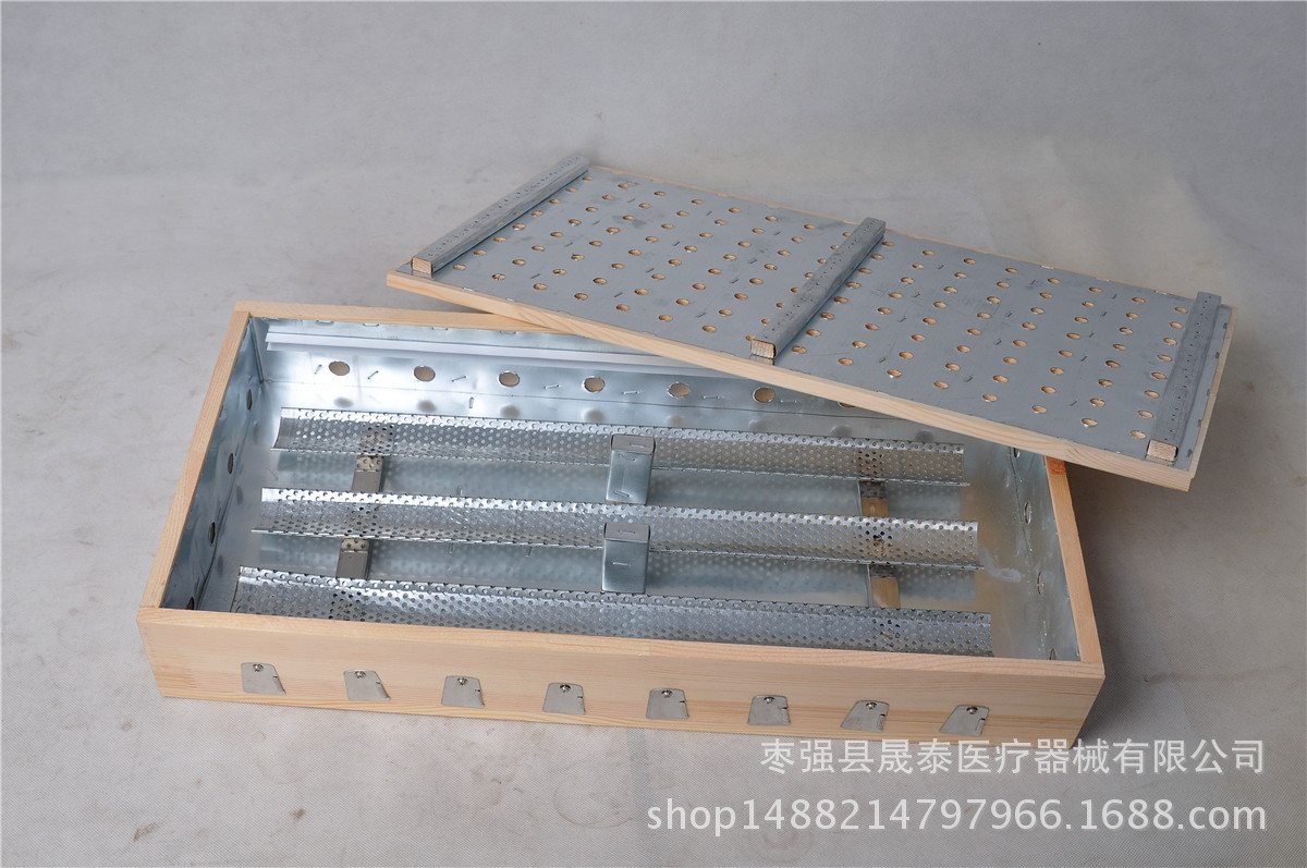 Moxibustion Bed with Adjustable Vent Plate and Ginger Mesh 30x60x9 cm Wooden Full Body Lying Moxa Device quality and texture