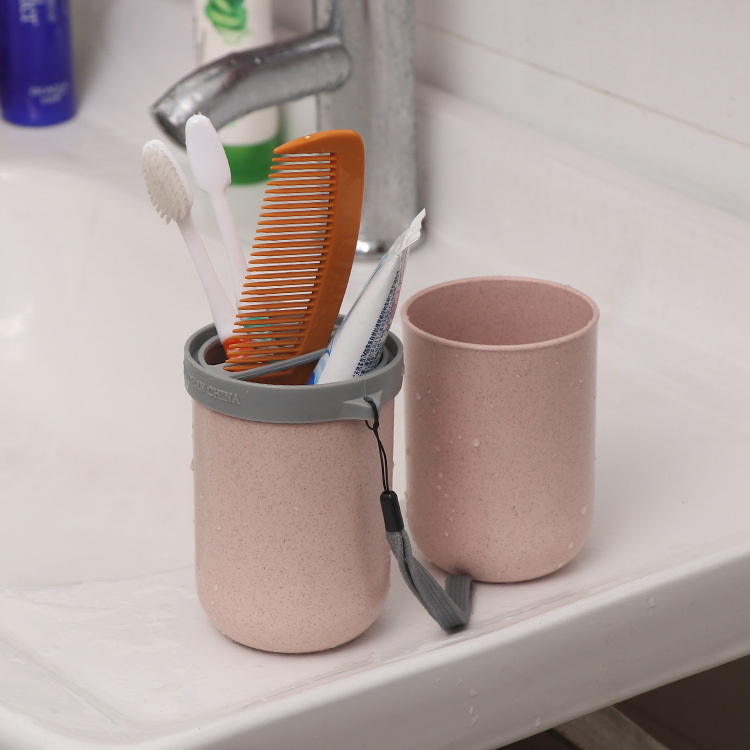 Wheat Straw Travel Storage Cup Image 19