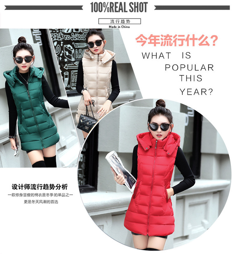 Gilet femme en Mélange de coton - Ref 3318181 Image 10