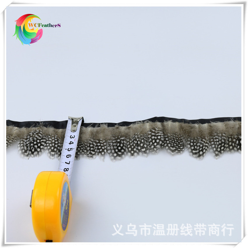 温册羽毛销售配饰珍珠毛布边多色可选 舞台演出配饰生产耳环配饰详情图7